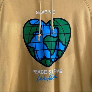 PACSUN Earth Day Peace & Love Hoodie